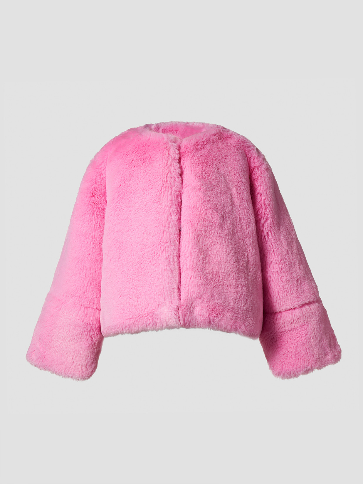 캔디퍼 숏 코트 - 핑크